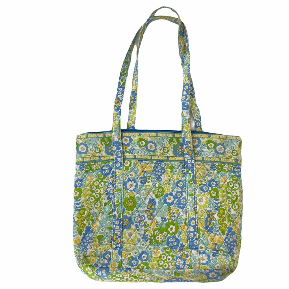 VERA BRADLEY English Meadow Tote Zip Front Floral - Picture 2 of 6